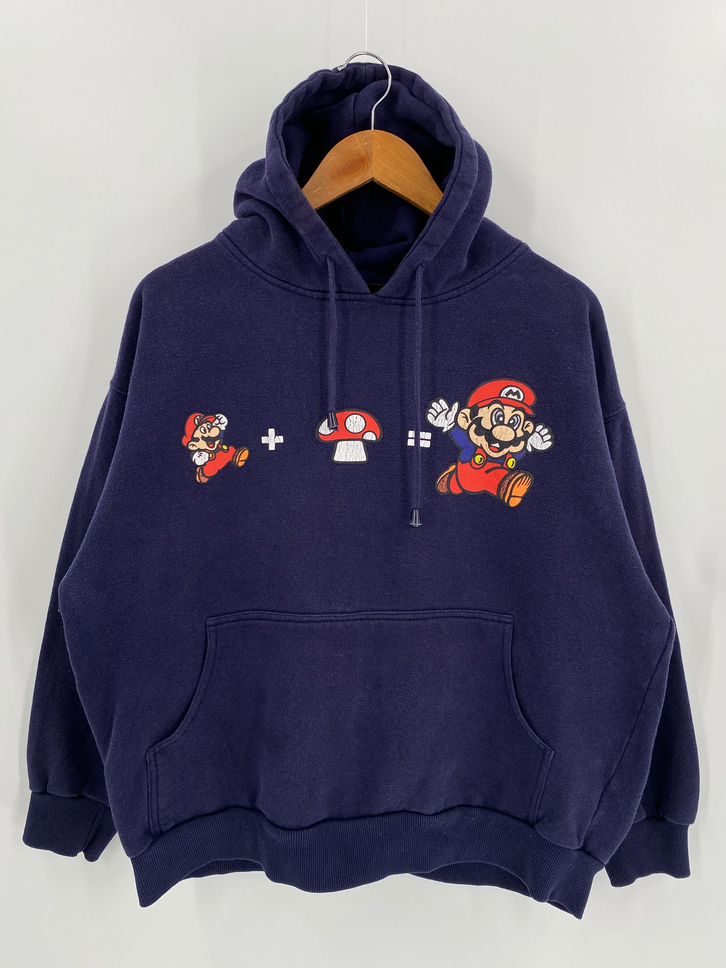 2004 NINTENDO MARIO Size XL Vintage Hoodie Sweat-shirt / 6582