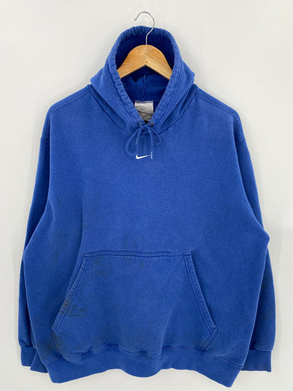 90’s NIKE Center Swoosh Size L Vintage Hoodie Sweat-shirt / 6758