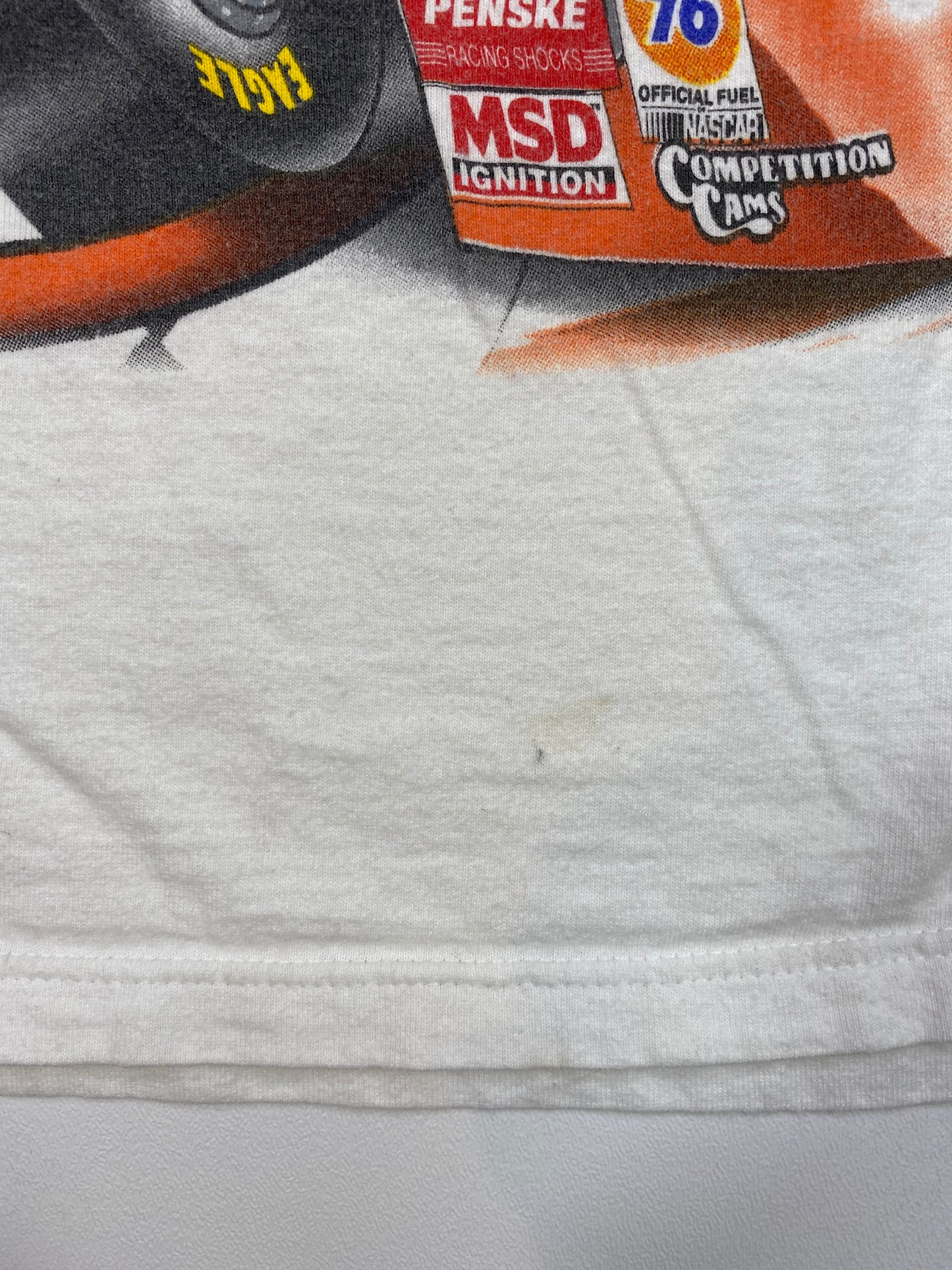 1999 NASCAR TONY STEWART Made in USA Size XL Vintage Racing T-Shirt / 5385