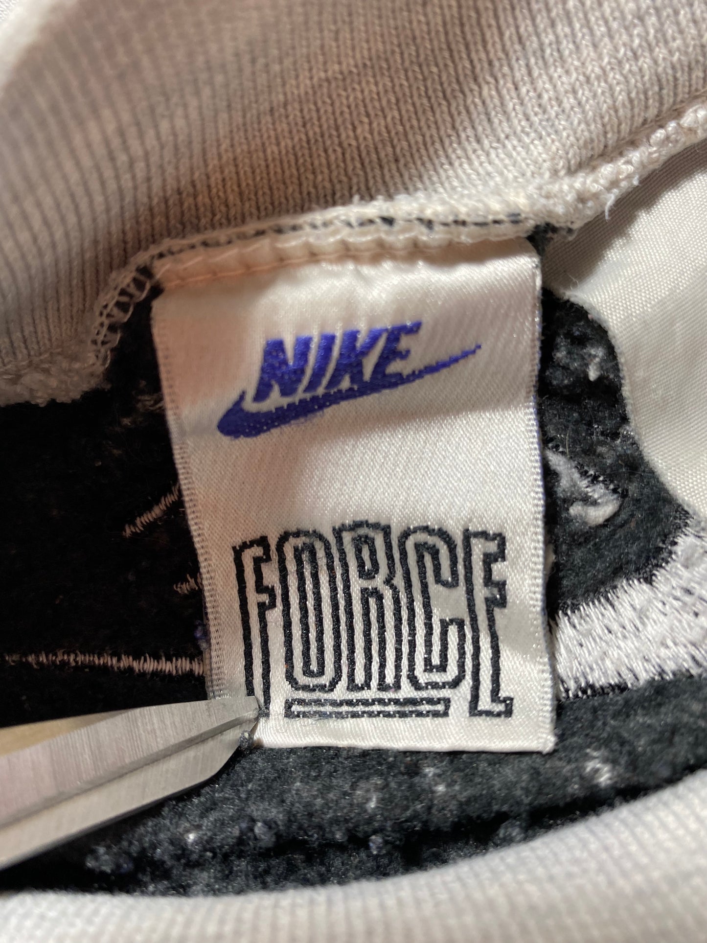 90's NIKE FORCE Size No tag (Approx.S) Vintage Sweat-Shirt / k1305
