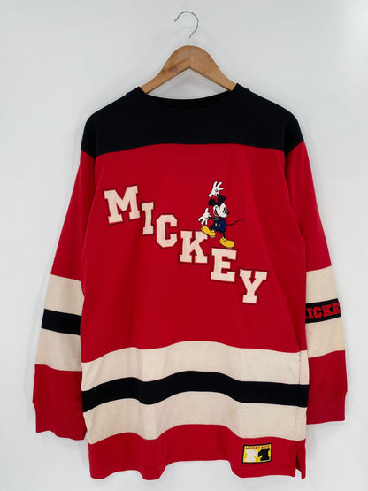 90’s DISNEY Size M Vintage Long Sleeve T- Shirt / E4729T