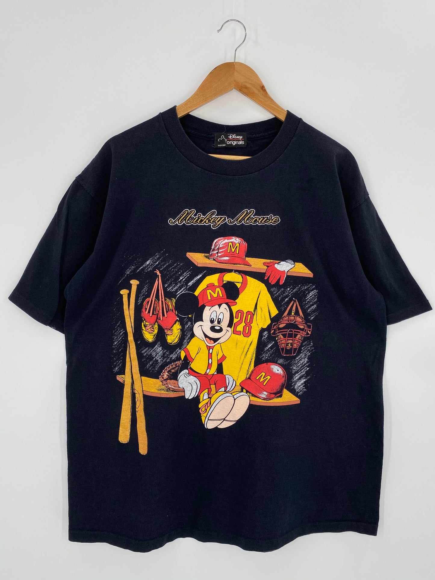 90’s DISNEY MICKEY Size XL Vintage T-Shirt / K9169