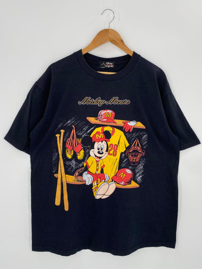 90’s DISNEY MICKEY Size XL Vintage T-Shirt / K9169
