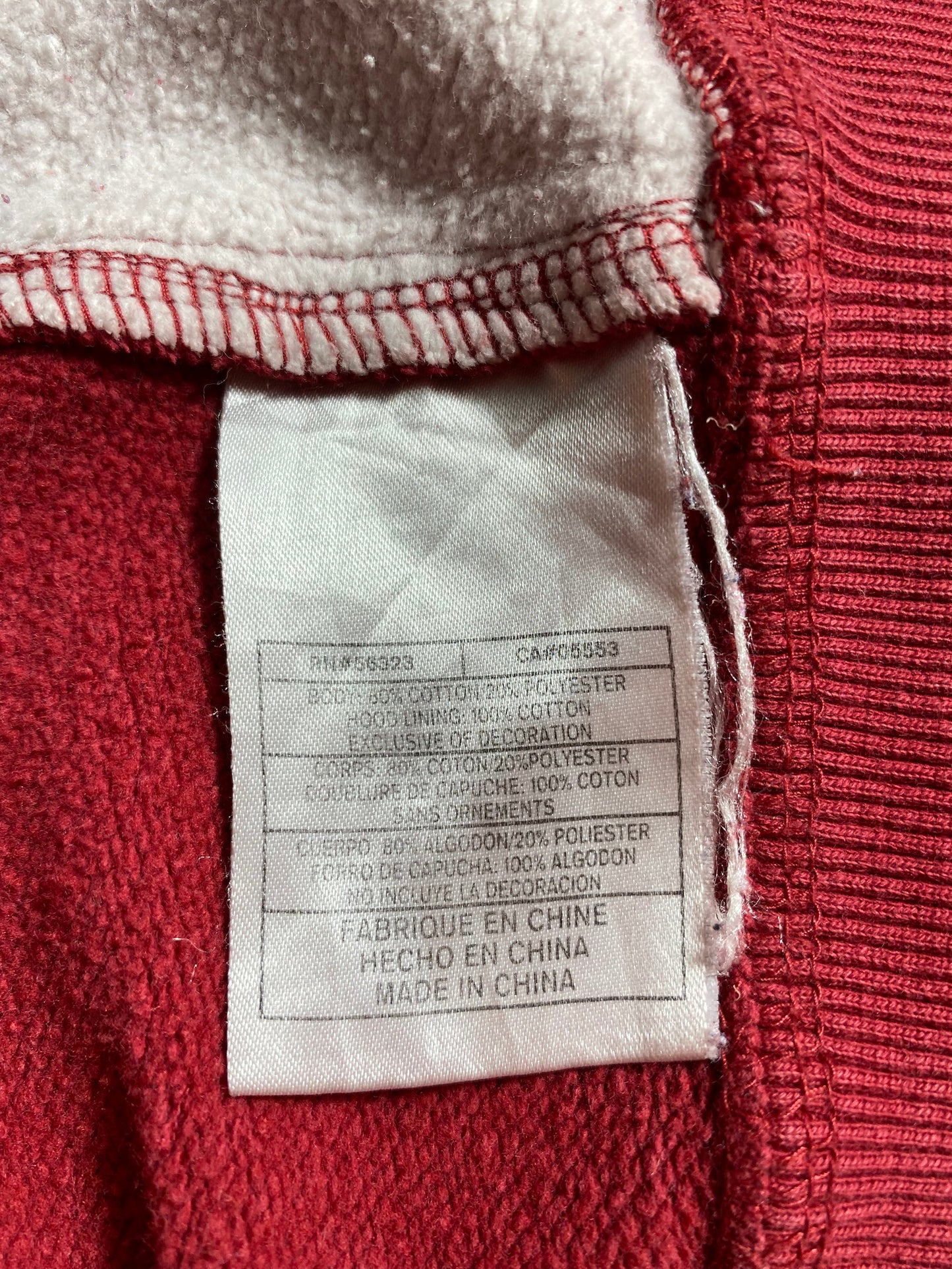 00' NIKE ALABAMA Size M Vintage College Hoodie Sweat-Shirt / K3513