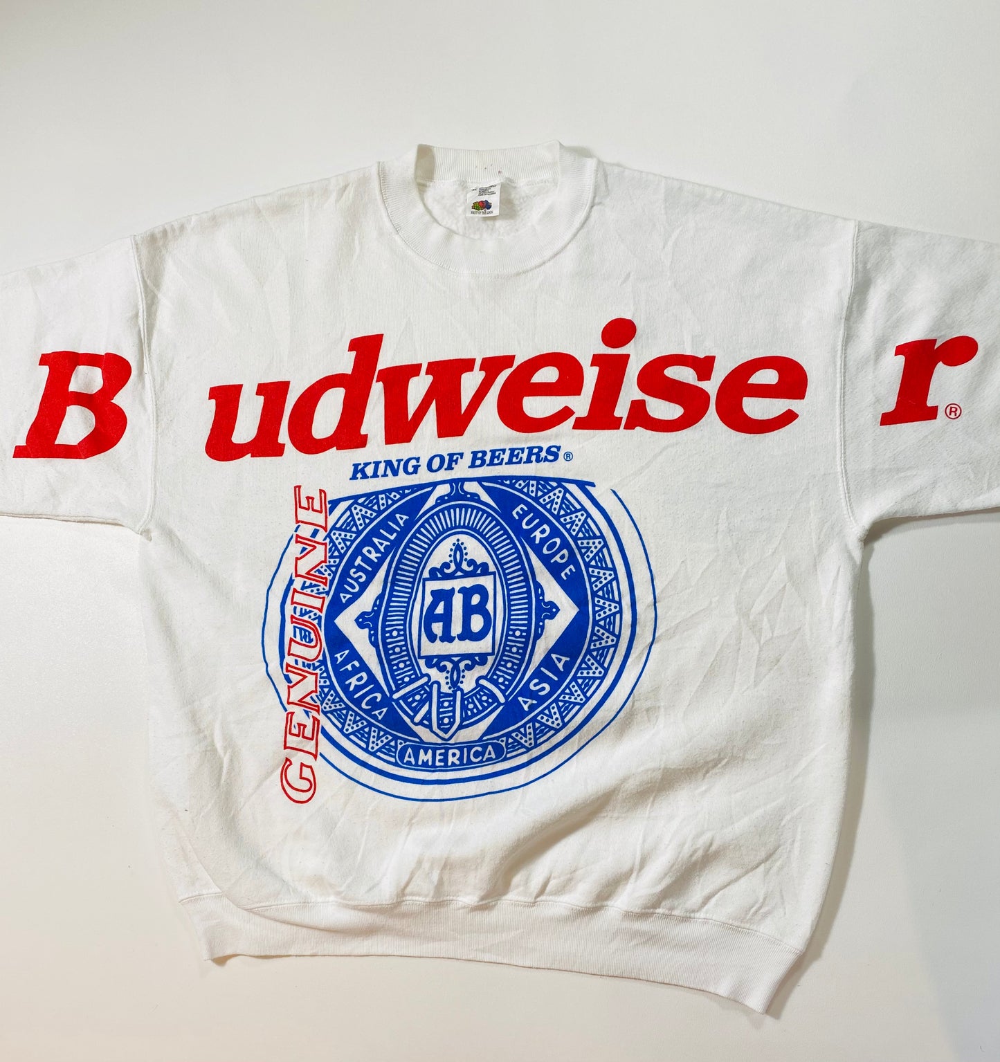 90's BUDWEISER Size XL Vintage Sweat-Shirt / 6978