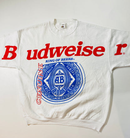 90's BUDWEISER Size XL Vintage Sweat-Shirt / 6978