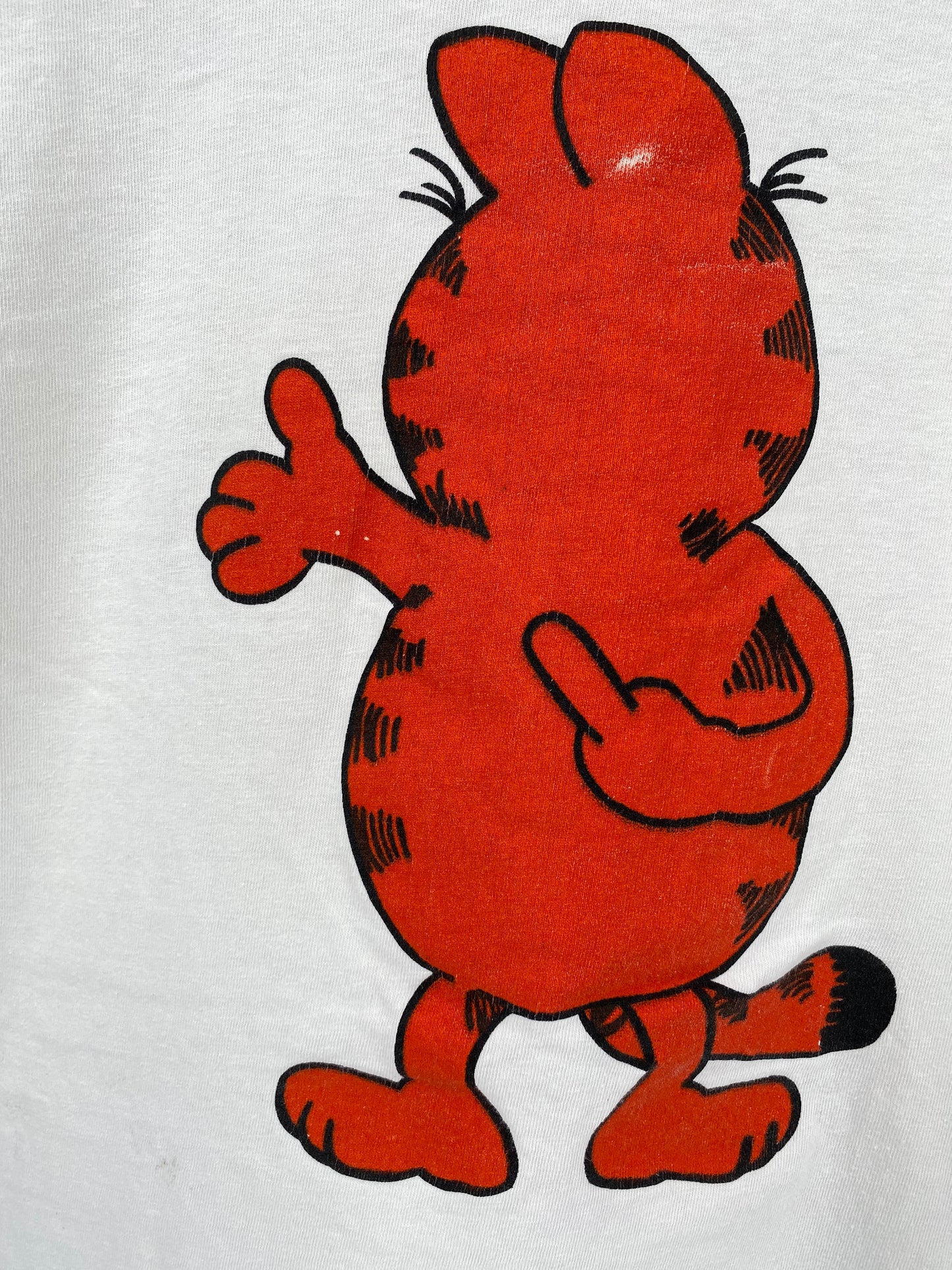 80’s GARFIELD MADE IN USA Size XL Vintage T-Shirts / K1490