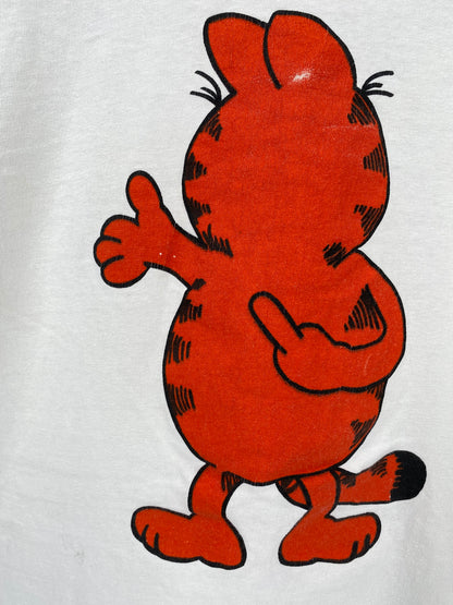 80’s GARFIELD MADE IN USA Size XL Vintage T-Shirts / K1490