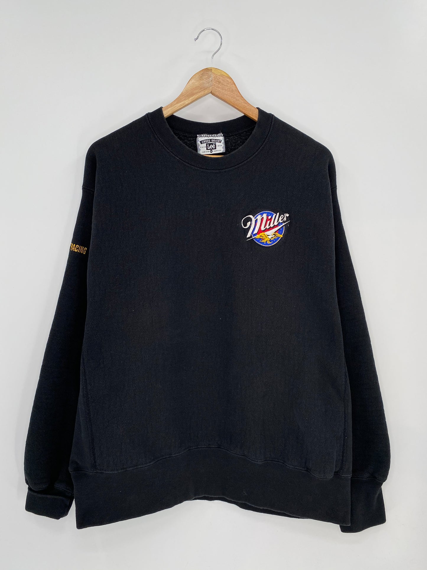 90’s MILLER RACING Made in USA Size XL Vintage Sweat-shirt / 8384