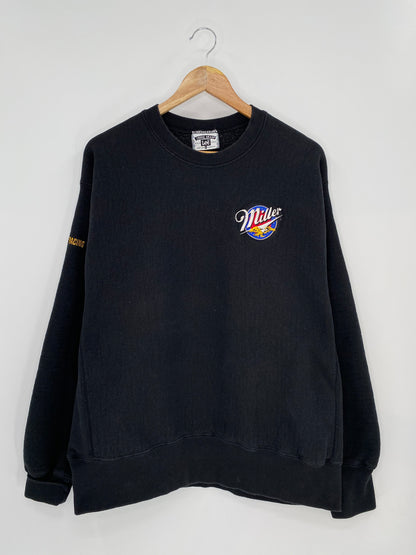 90’s MILLER RACING Made in USA Size XL Vintage Sweat-shirt / 8384