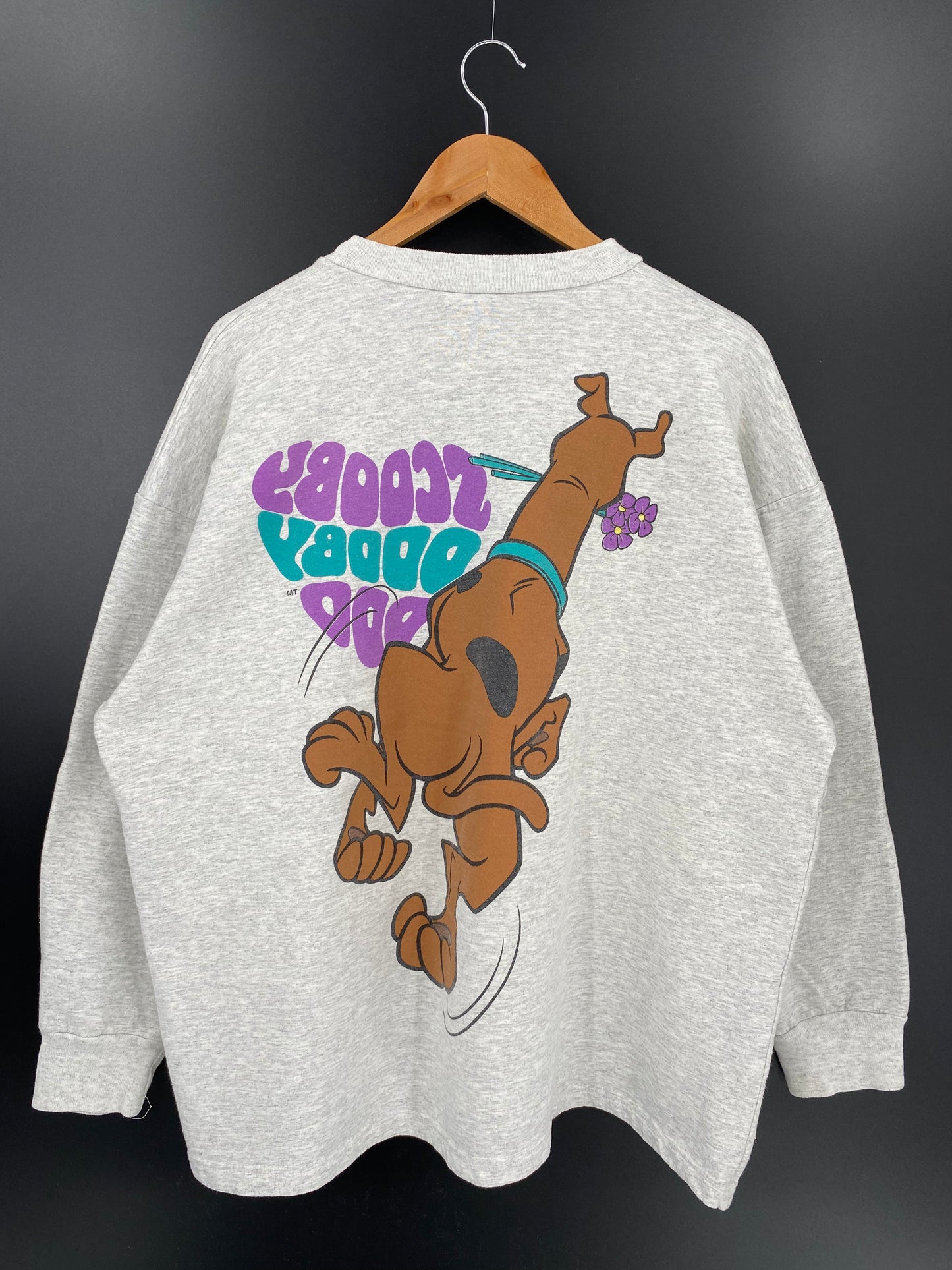 1998 SCOOBY DOO Made in USA Size Approx.XL Vintage Sweat-shirt / K1437