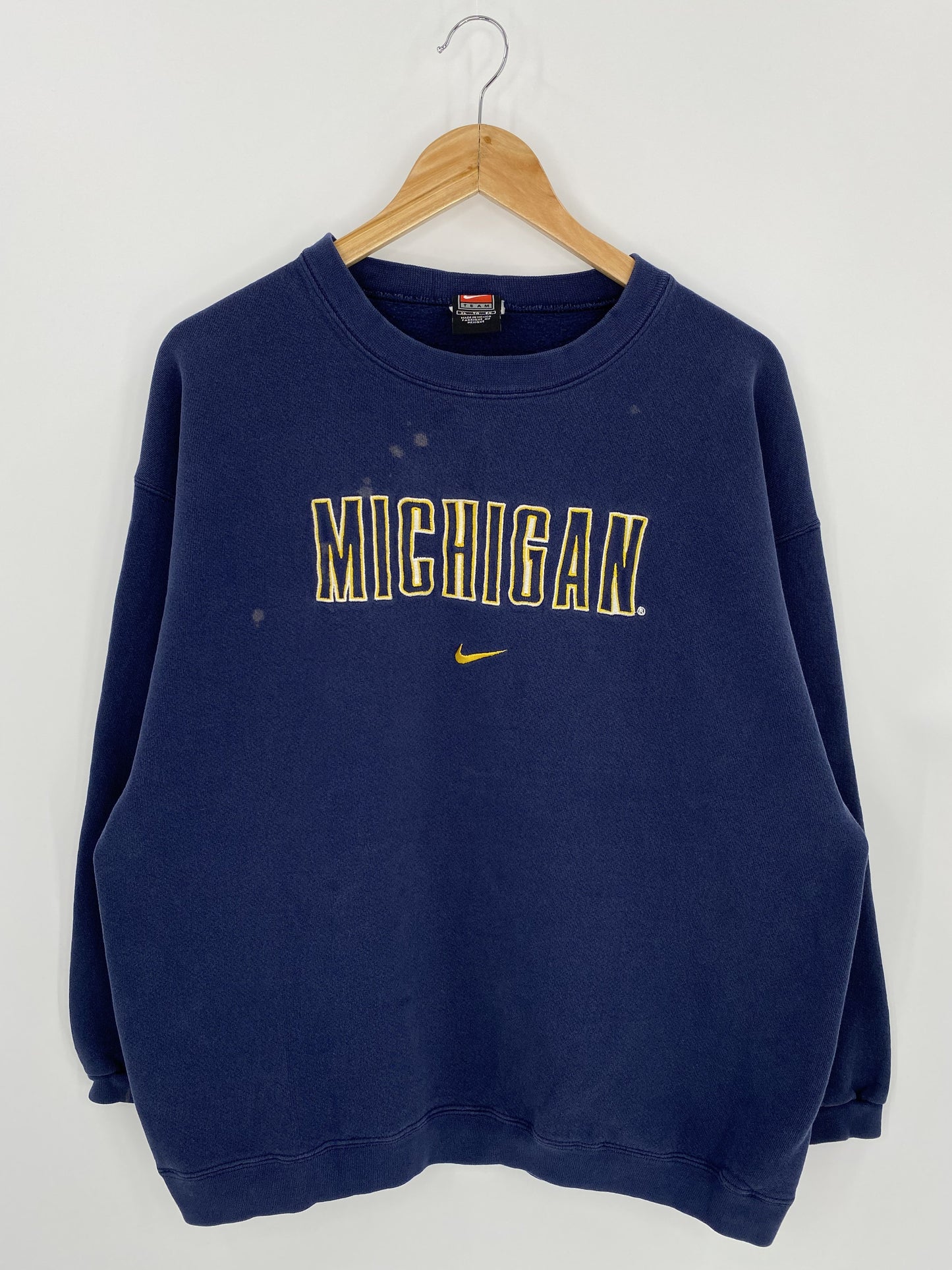 90’s NIKE MICHIGAN Size XL Vintage Sweat-shirt / K5834