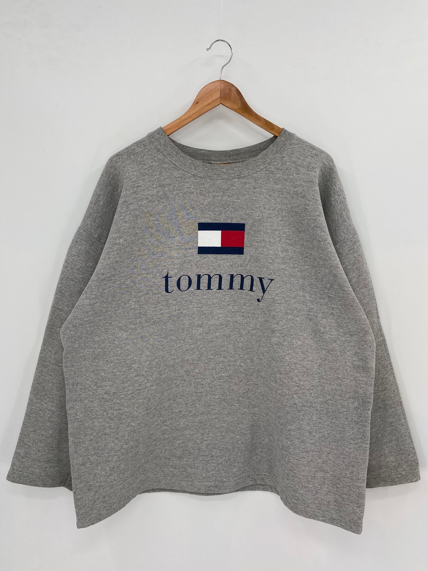 .90’s TOMMY HILFIGER Size XL Vintage Sweat-Shirt  / A4776