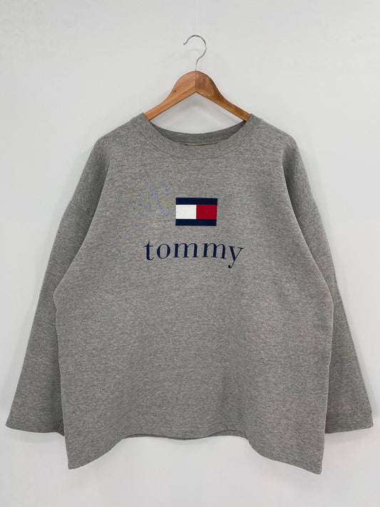 .90’s TOMMY HILFIGER Size XL Vintage Sweat-Shirt  / A4776