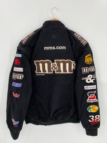 Vintage NASCAR M&M’s Size No Tag (Approx. XL) Racing Jacket  / 7021