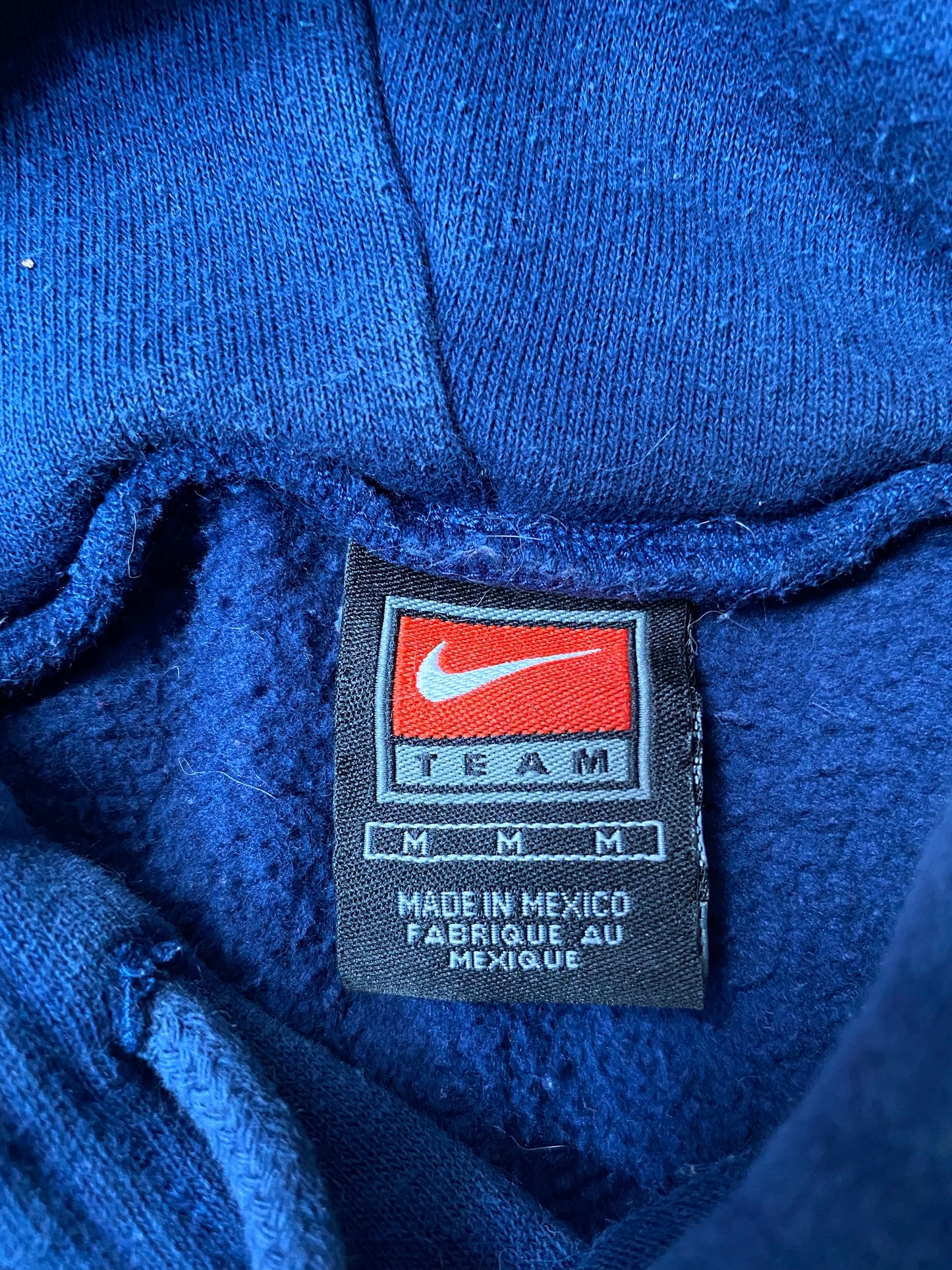 00' NIKE CENTER SWOOSH Size M Vintage Hoodie Sweat-Shirts / K2633