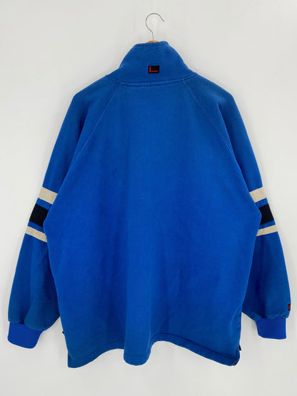 .90’s FUBU SPORTS Size XL Vintage Half-zip Sweat-Shirt / A8795