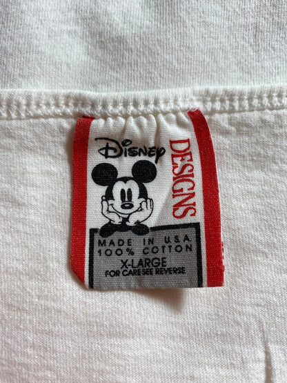 .90’s WALT DISNEY WORLD MICKEY Made in USA Size XL Vintage Tank-Top / E4191T