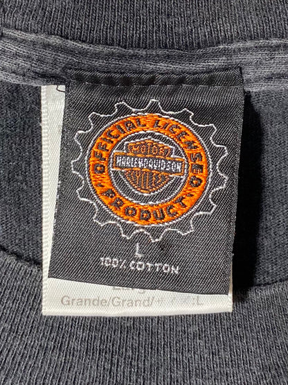1996 HARLEY DAVIDSON Size L Vintage T-Shirt / 8490