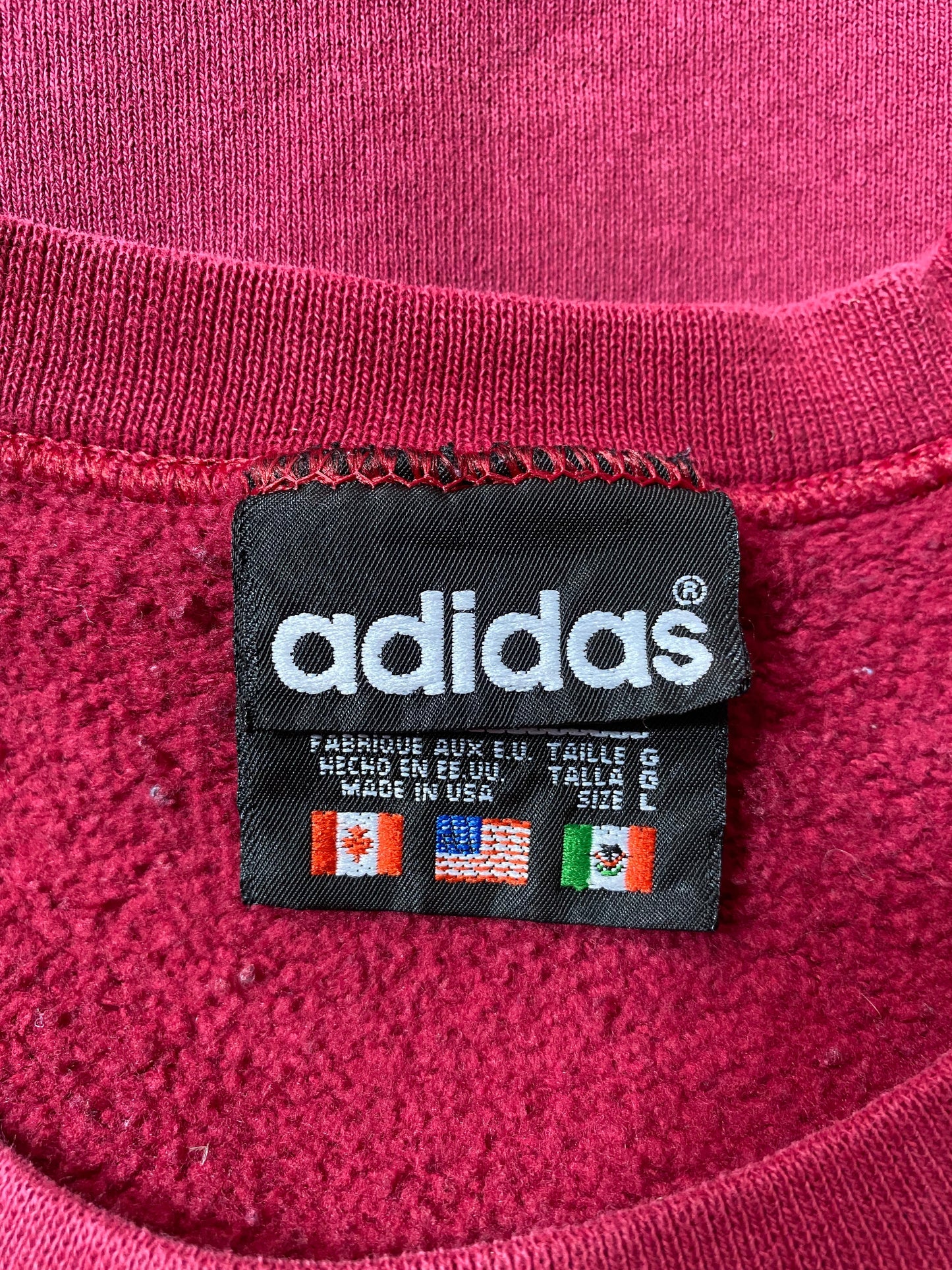 90’s ADIDAS Made in USA Size L Sweat-Shirt / A4972
