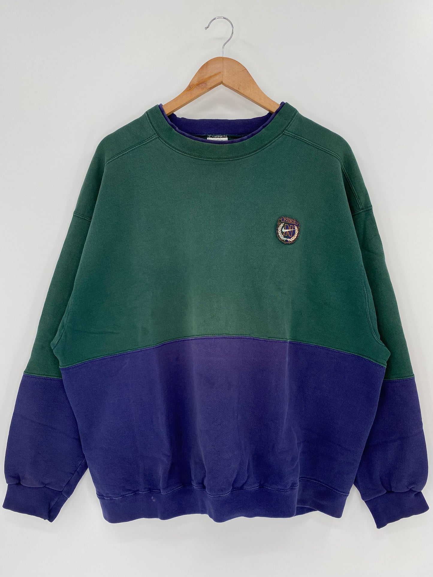 90's NIKE MINI LOGO Made in USA Vintage Sweat-Shirt / k209