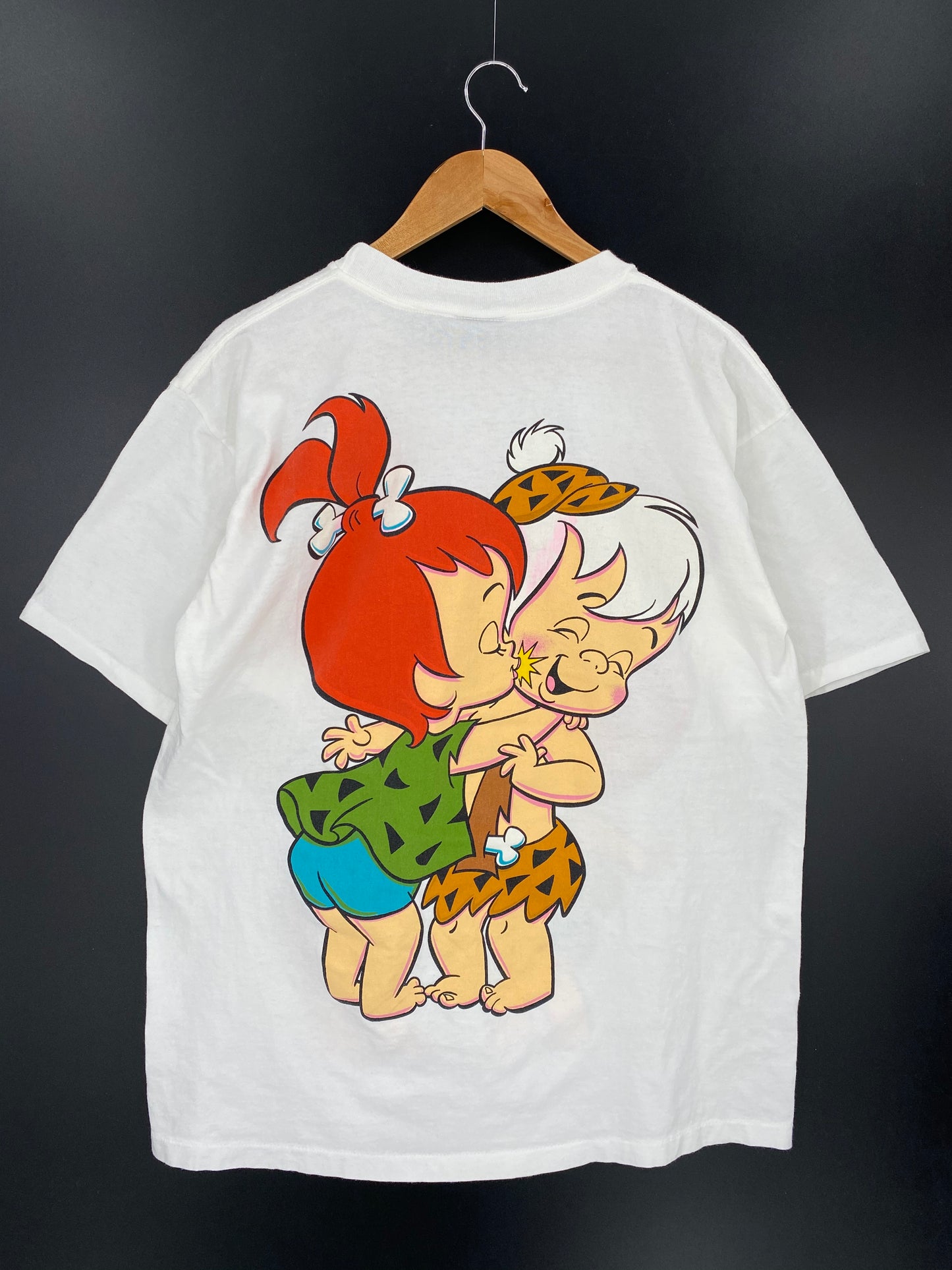 1993 THE FLINTSTONES Made in USA Size XL Vintage T-Shirt / 8567