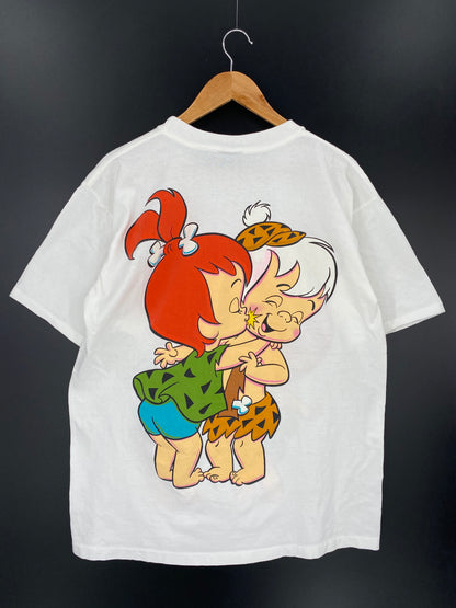 1993 THE FLINTSTONES Made in USA Size XL Vintage T-Shirt / 8567