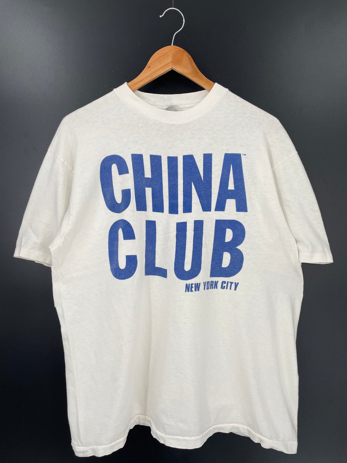 90’s CHINA CLUB Made in USA Size XL T-Shirt / K2343