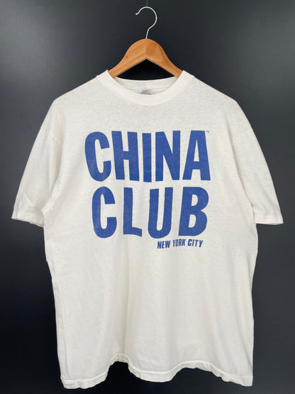 90’s CHINA CLUB Made in USA Size XL T-Shirt / K2343