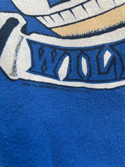 1996' LOONEY TUNES TAZ Made in USA Size L Vintage Sweat-shirt / K2861