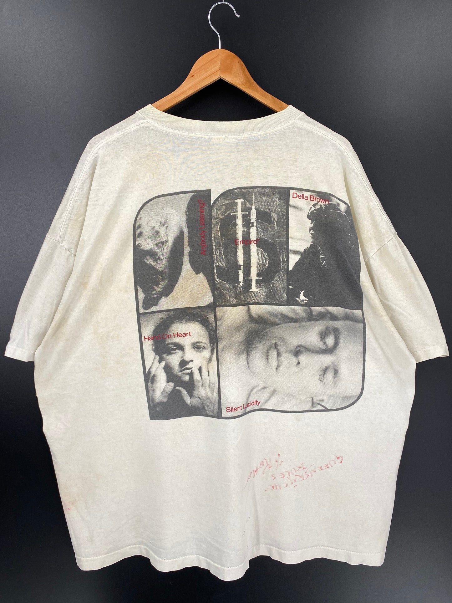 .90’s QUEENSRYCHE Made in USA Size XXXL Music T-Shirt / E5025T