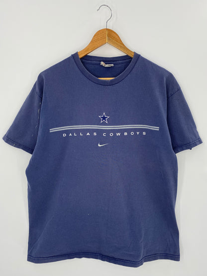 90’s NIKE DALLAS COWBOYS Made in USA Size L Vintage NFL T-shirt / 7266