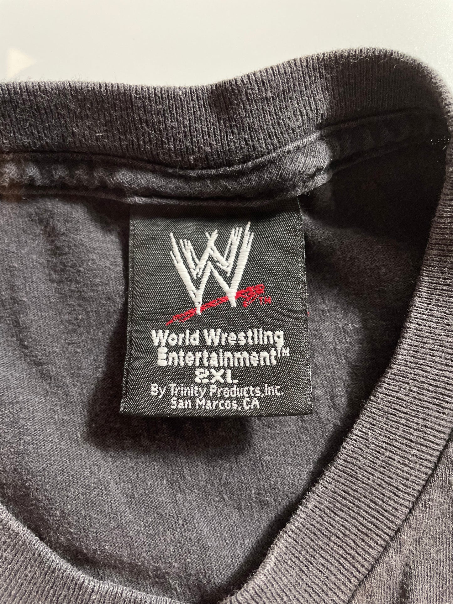 2002 STONE COLD Fuck Fear Size 2XL Vintage WWF T-SHIRT / K1852