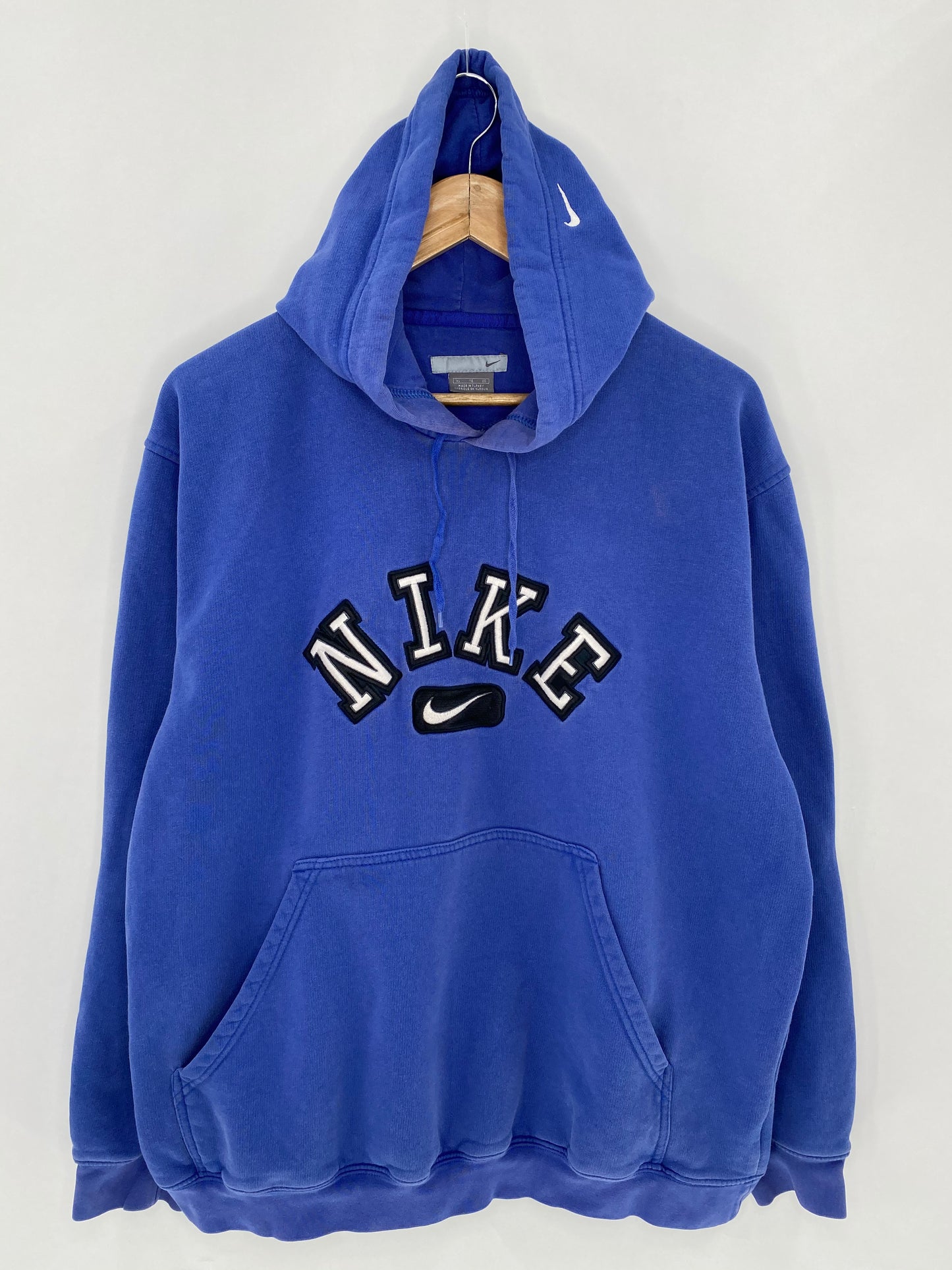 00' NIKE Size XL Vintage Hoodie Sweat-shirt   / 5952