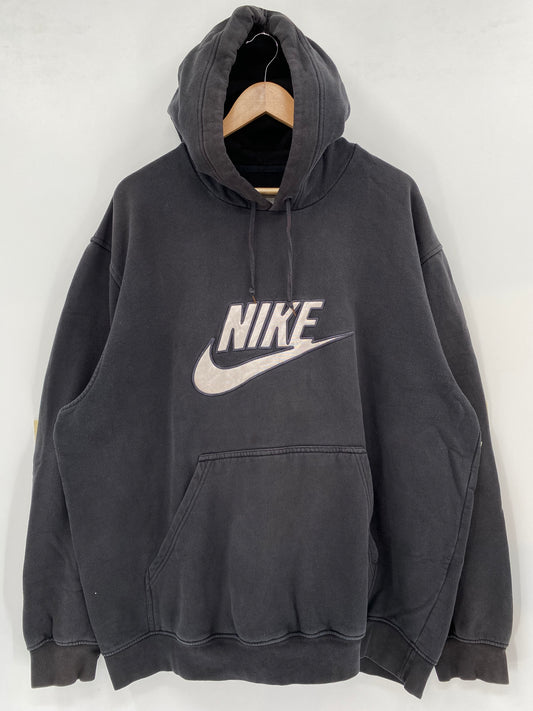 00' NIKE CENTER LOGO Size XXL Vintage Hoodie Sweat-shirt / K2278
