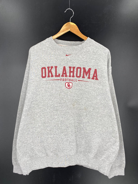 90’s NIKE OKLAHOMA FOOTBALL Size XL Vintage Sweat-shirt / 7916