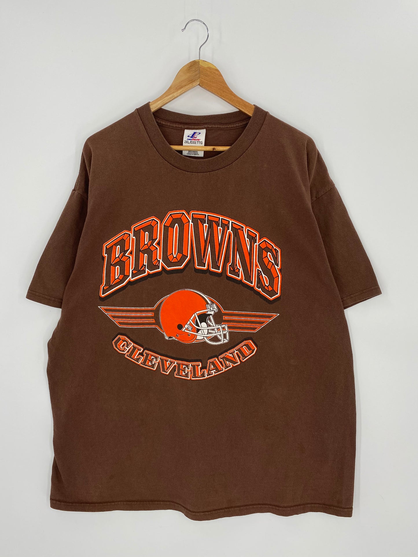 00' CLEVELAND BROWNS Size XXL Vintage NFL T-shirt / 7732