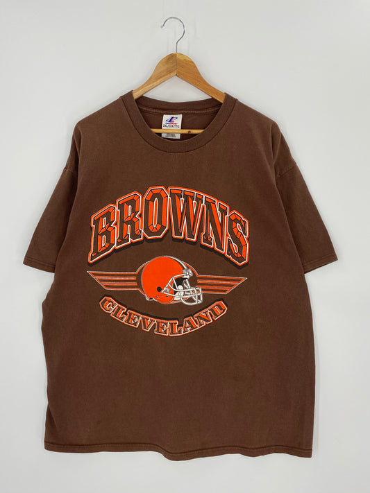 00' CLEVELAND BROWNS Size XXL Vintage NFL T-shirt / 7732