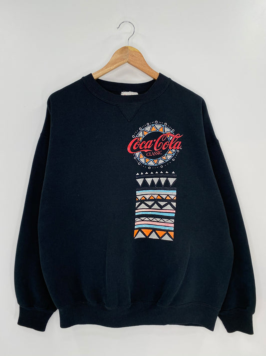 80's COCA-COLA Made in USA Size XL Sweat-Shirts / 8265