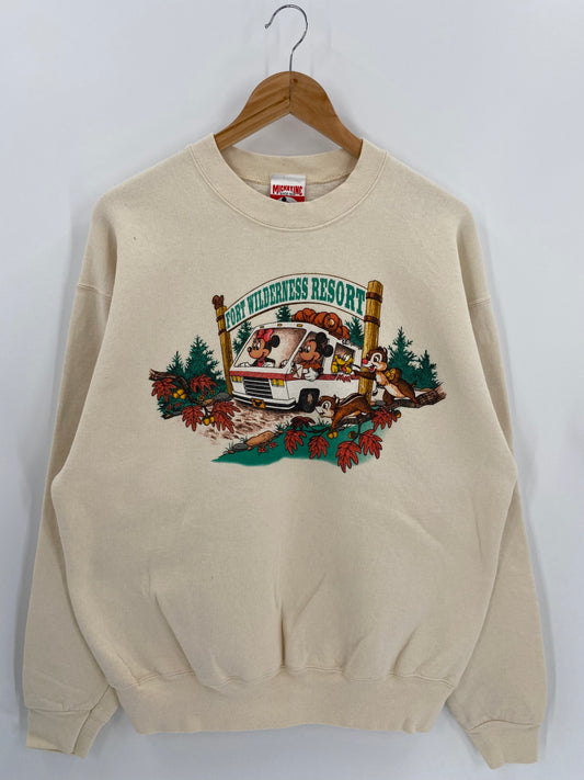 90’s Disney FORT WILDERNESS RESORT Made in USA Size XL Vintage Sweat-shirt / 6609