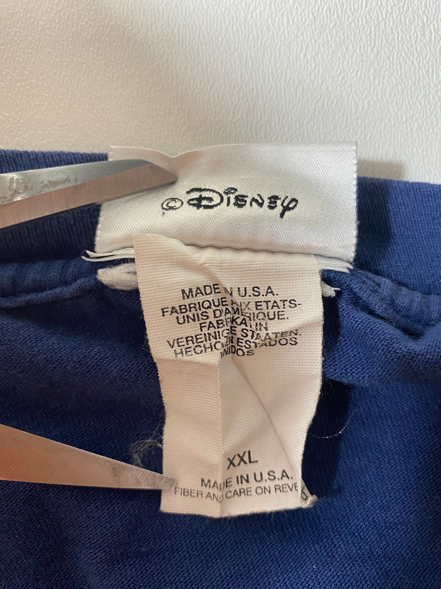 00' DISNEY GRUMPY Made in USA Size XXL Vintage T-Shirt / E377