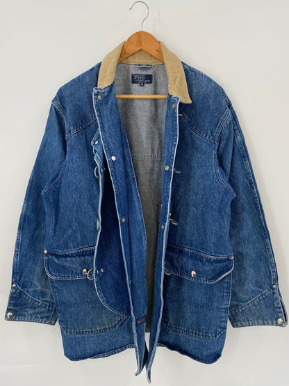 90's RALPH LAUREN Made in USA Size M Vintage Denim Jacket  / K4111