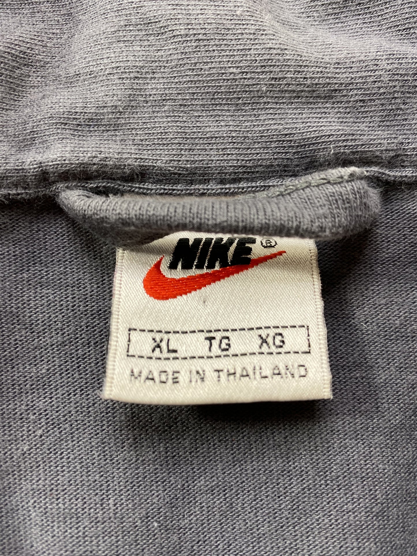 90’s NIKE Size XL Vintage Half-Zip Sweat-Shirt  / K5608