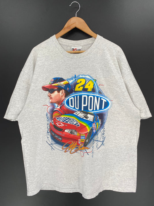 2000 DU PONT JEFF GORDON Size XXL Vintage Racing T-Shirt / 9461