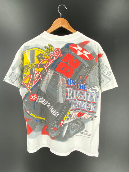 2000 NASCAR RICKY RUDD Size M Vintage Racing T-shirt / 9300