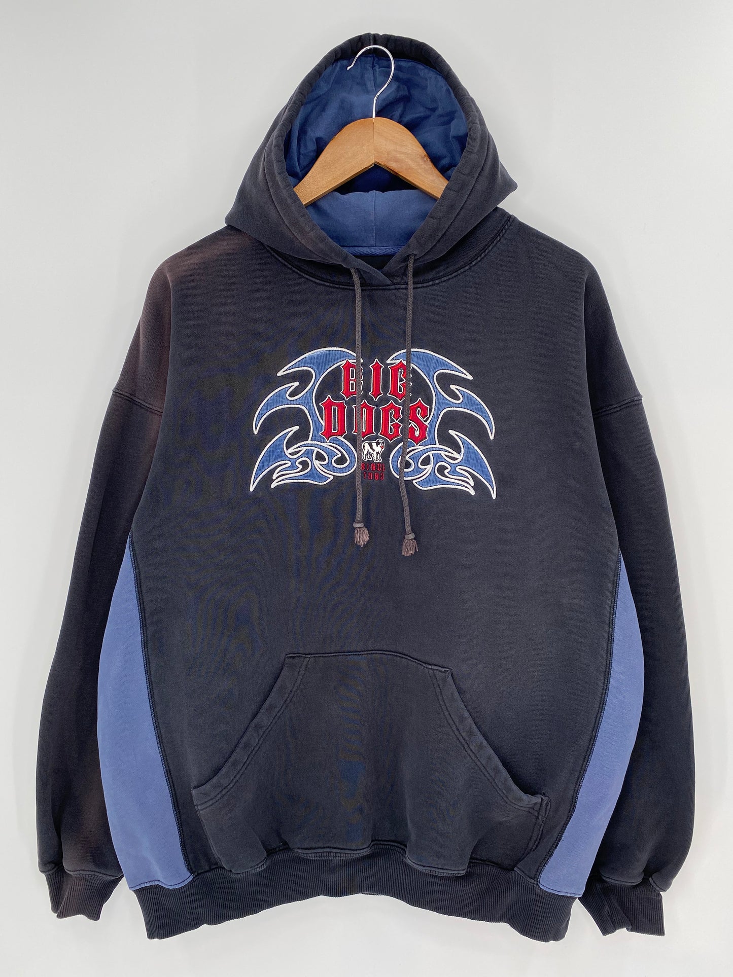 00' BIG DOGS Size XL Vintage Hoodie Sweat-Shirt / 9494