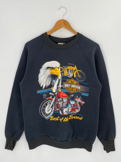 1988 Harley Davidson Made in USA Size L Vintage Sweat-Shirt / 8895