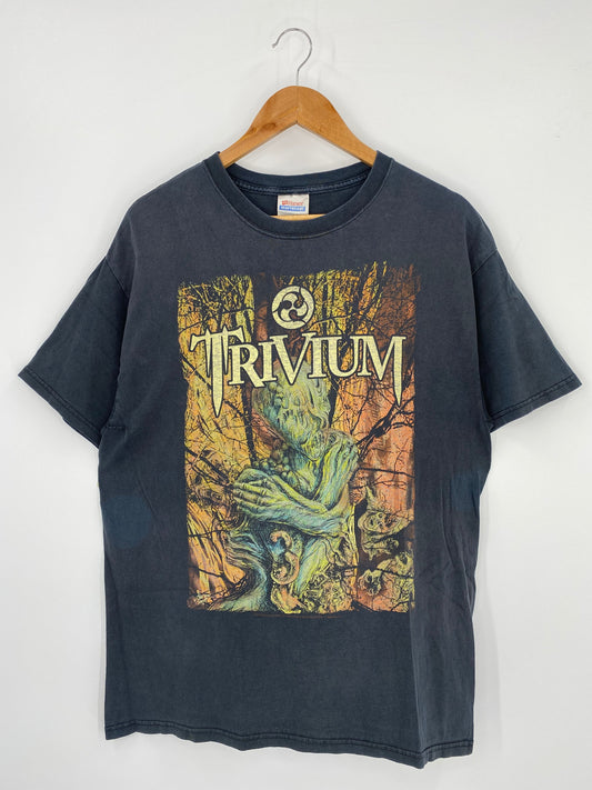 2006 TRIVIUM Size L Vintage Music T-Shirt / A47