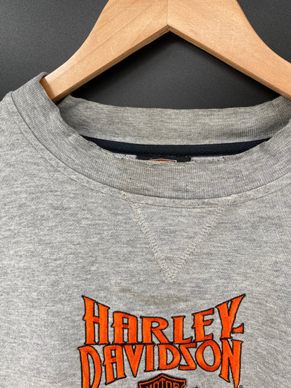 Vintage HARLEY DAVIDSON Size No tag (Approx.L) Sweat-Shirt / K4008