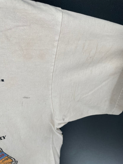 Vintage  WHAT I REALLY LEARNED IN SCHOOL Size No tag (Approx.XL) T-Shirt / K2345